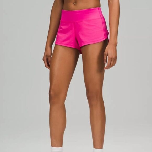 lululemon Speed Up Lined Short 4” inseam - Fushia pink size 4 Tall - Picture 1 of 7
